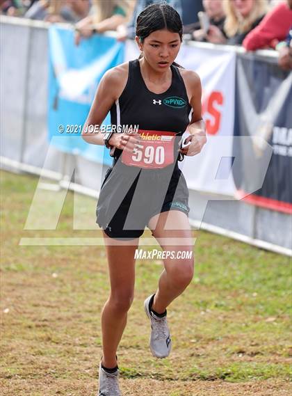 Thumbnail 1 in CIF Central Section Cross Country Championships (Girls D3 Race) photogallery.
