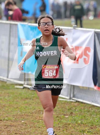 Thumbnail 3 in CIF Central Section Cross Country Championships (Girls D3 Race) photogallery.