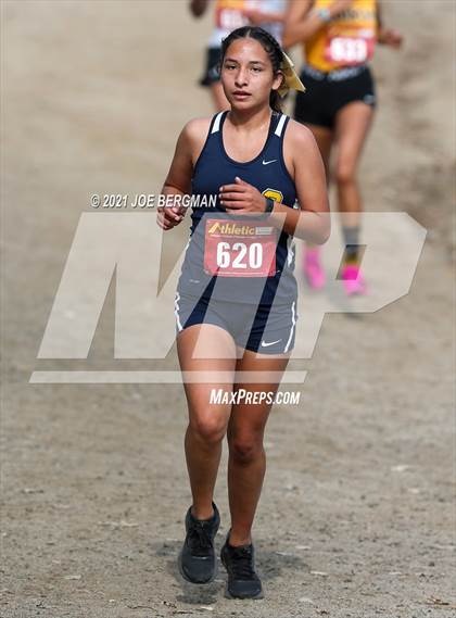 Thumbnail 2 in CIF Central Section Cross Country Championships (Girls D3 Race) photogallery.