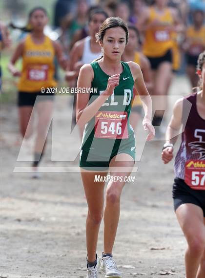 Thumbnail 3 in CIF Central Section Cross Country Championships (Girls D3 Race) photogallery.