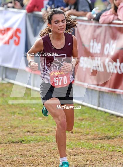 Thumbnail 2 in CIF Central Section Cross Country Championships (Girls D3 Race) photogallery.
