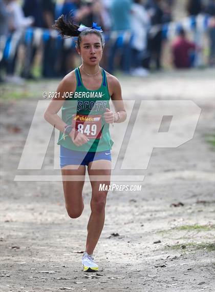 Thumbnail 1 in CIF Central Section Cross Country Championships (Girls D3 Race) photogallery.