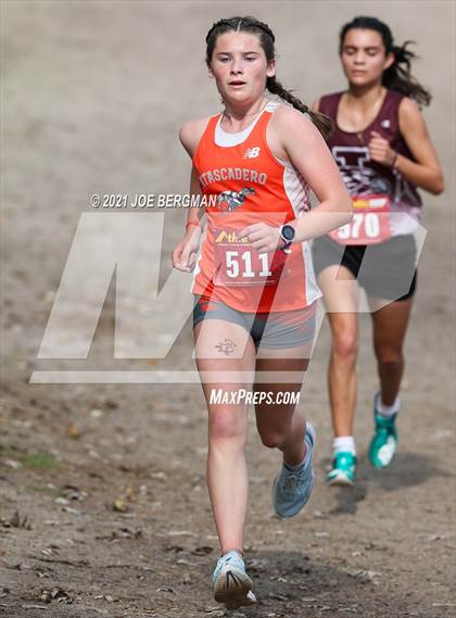 Thumbnail 1 in CIF Central Section Cross Country Championships (Girls D3 Race) photogallery.