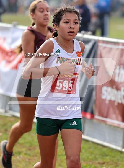 Thumbnail 3 in CIF Central Section Cross Country Championships (Girls D3 Race) photogallery.