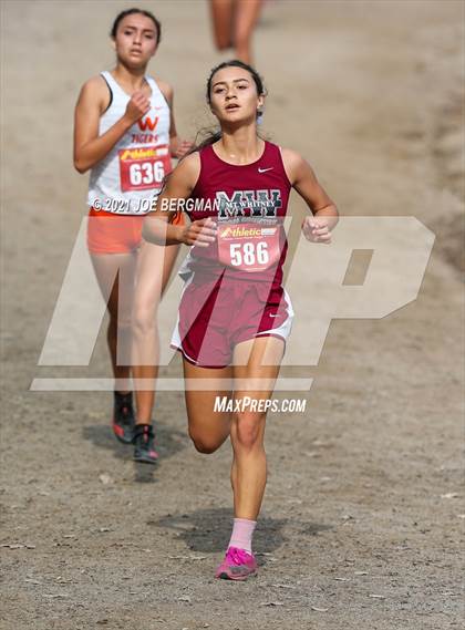 Thumbnail 2 in CIF Central Section Cross Country Championships (Girls D3 Race) photogallery.