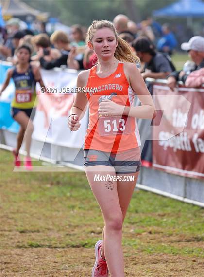 Thumbnail 1 in CIF Central Section Cross Country Championships (Girls D3 Race) photogallery.