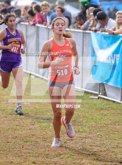 Thumbnail 2 in CIF Central Section Cross Country Championships (Girls D3 Race) photogallery.
