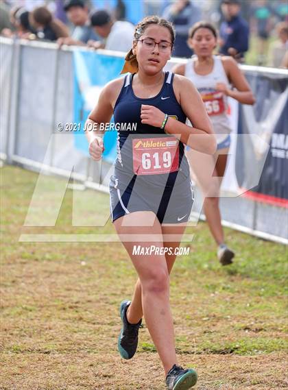 Thumbnail 2 in CIF Central Section Cross Country Championships (Girls D3 Race) photogallery.