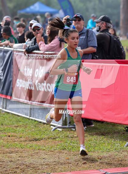 Thumbnail 2 in CIF Central Section Cross Country Championships (Girls D3 Race) photogallery.