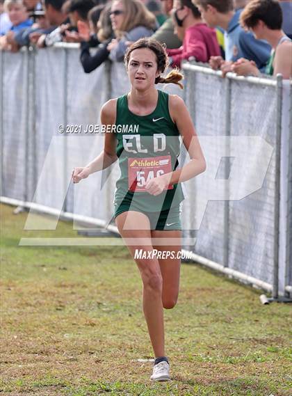 Thumbnail 2 in CIF Central Section Cross Country Championships (Girls D3 Race) photogallery.
