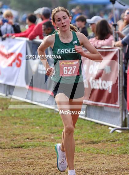 Thumbnail 3 in CIF Central Section Cross Country Championships (Girls D3 Race) photogallery.