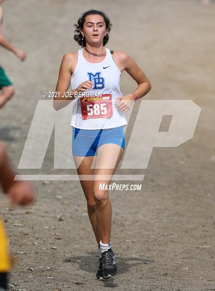 Thumbnail 2 in CIF Central Section Cross Country Championships (Girls D3 Race) photogallery.