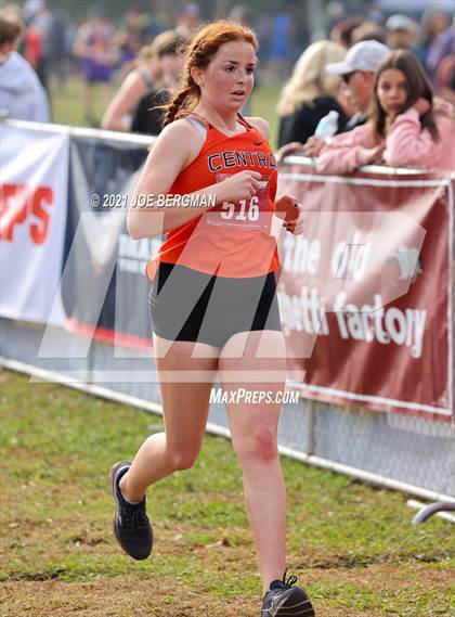 Thumbnail 3 in CIF Central Section Cross Country Championships (Girls D3 Race) photogallery.