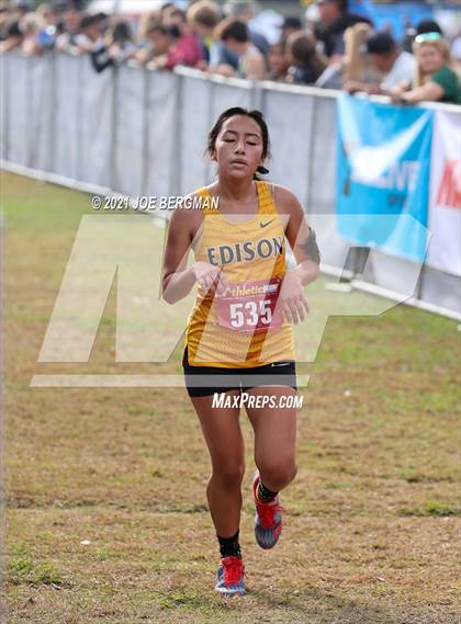Thumbnail 1 in CIF Central Section Cross Country Championships (Girls D3 Race) photogallery.
