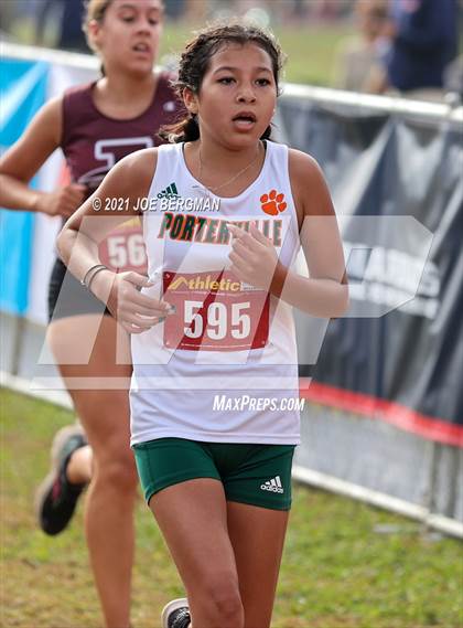 Thumbnail 2 in CIF Central Section Cross Country Championships (Girls D3 Race) photogallery.