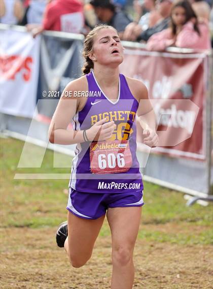 Thumbnail 2 in CIF Central Section Cross Country Championships (Girls D3 Race) photogallery.