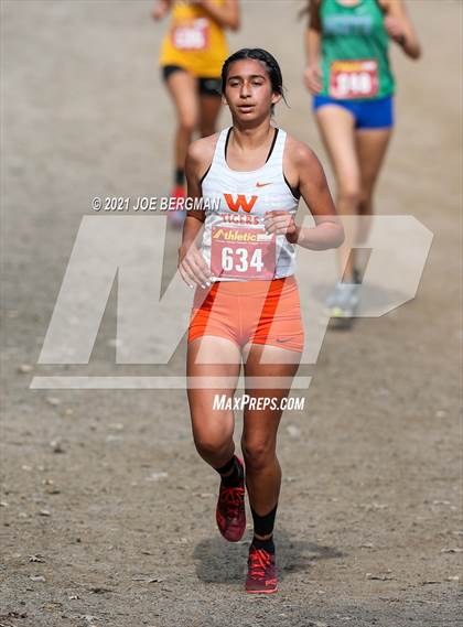 Thumbnail 3 in CIF Central Section Cross Country Championships (Girls D3 Race) photogallery.