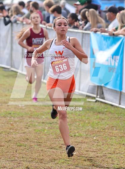 Thumbnail 2 in CIF Central Section Cross Country Championships (Girls D3 Race) photogallery.