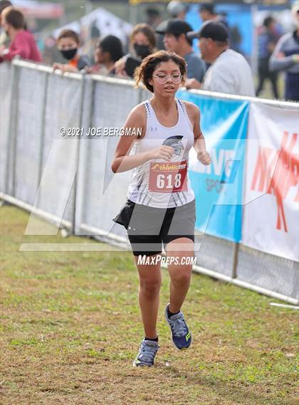 Thumbnail 2 in CIF Central Section Cross Country Championships (Girls D3 Race) photogallery.