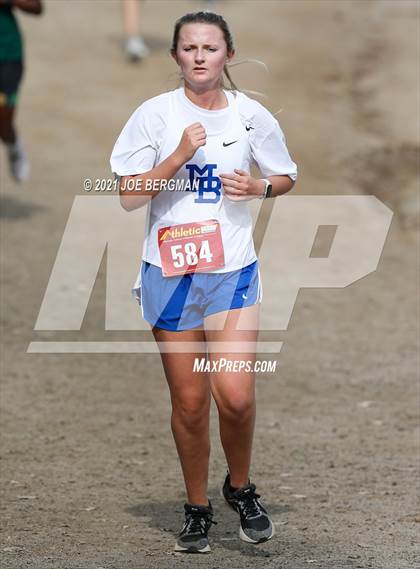 Thumbnail 2 in CIF Central Section Cross Country Championships (Girls D3 Race) photogallery.