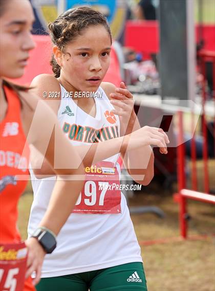 Thumbnail 2 in CIF Central Section Cross Country Championships (Girls D3 Race) photogallery.