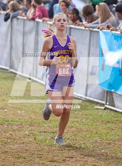 Thumbnail 2 in CIF Central Section Cross Country Championships (Girls D3 Race) photogallery.