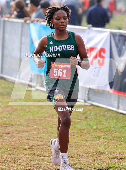 Thumbnail 2 in CIF Central Section Cross Country Championships (Girls D3 Race) photogallery.