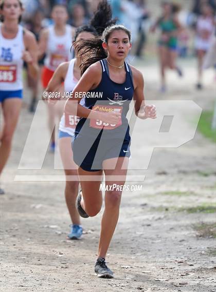 Thumbnail 2 in CIF Central Section Cross Country Championships (Girls D3 Race) photogallery.