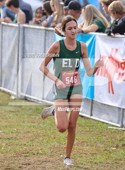 Thumbnail 3 in CIF Central Section Cross Country Championships (Girls D3 Race) photogallery.