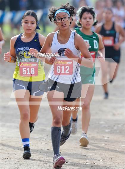 Thumbnail 2 in CIF Central Section Cross Country Championships (Girls D3 Race) photogallery.
