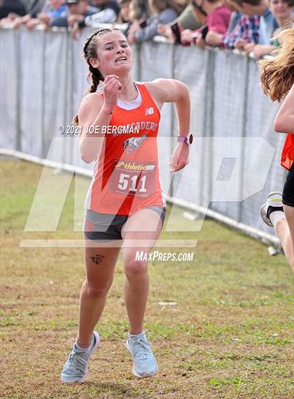 Thumbnail 2 in CIF Central Section Cross Country Championships (Girls D3 Race) photogallery.