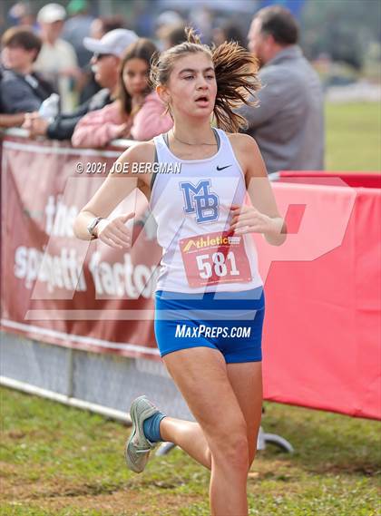 Thumbnail 3 in CIF Central Section Cross Country Championships (Girls D3 Race) photogallery.
