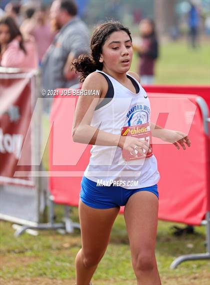 Thumbnail 3 in CIF Central Section Cross Country Championships (Girls D3 Race) photogallery.
