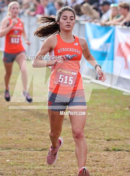 Thumbnail 2 in CIF Central Section Cross Country Championships (Girls D3 Race) photogallery.