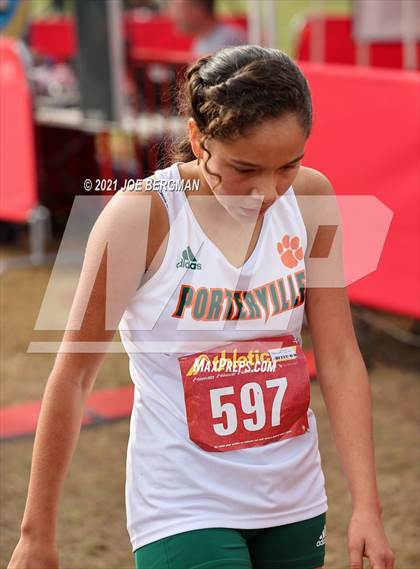 Thumbnail 3 in CIF Central Section Cross Country Championships (Girls D3 Race) photogallery.