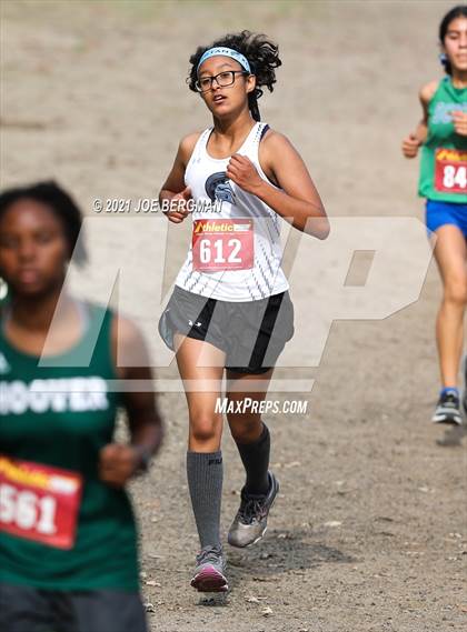 Thumbnail 2 in CIF Central Section Cross Country Championships (Girls D3 Race) photogallery.