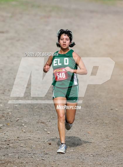Thumbnail 2 in CIF Central Section Cross Country Championships (Girls D3 Race) photogallery.