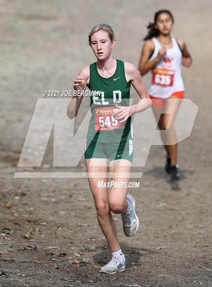 Thumbnail 3 in CIF Central Section Cross Country Championships (Girls D3 Race) photogallery.