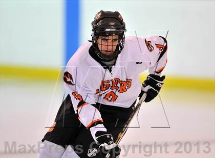 Thumbnail 2 in White Plains vs. Sleepy Hollow/Irvington/Dobbs Ferry (Tiger Tournament) photogallery.