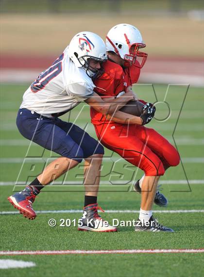Thumbnail 2 in JV: Lubbock Trinity Christian @ Fort Worth Christian photogallery.