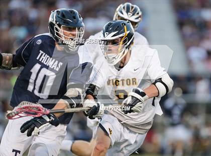 Thumbnail 3 in Webster Thomas vs. Victor (Section 5 Class B Final) photogallery.
