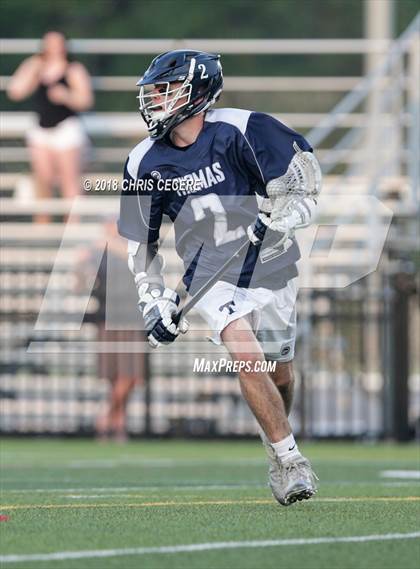 Thumbnail 1 in Webster Thomas vs. Victor (Section 5 Class B Final) photogallery.