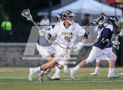 Thumbnail 1 in Webster Thomas vs. Victor (Section 5 Class B Final) photogallery.