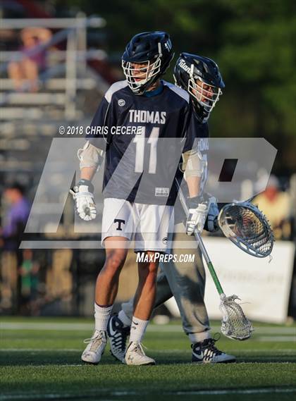 Thumbnail 1 in Webster Thomas vs. Victor (Section 5 Class B Final) photogallery.