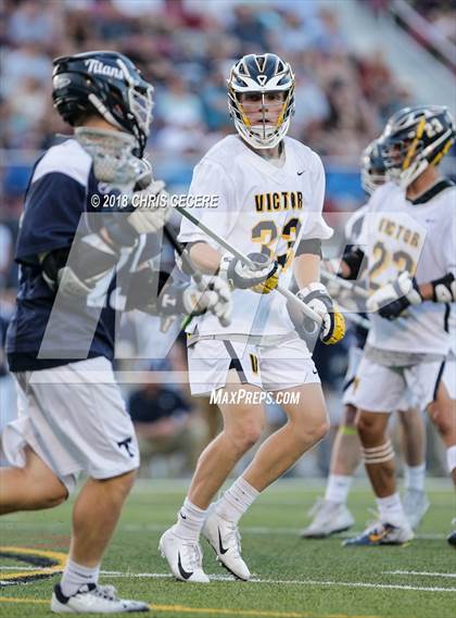 Thumbnail 1 in Webster Thomas vs. Victor (Section 5 Class B Final) photogallery.