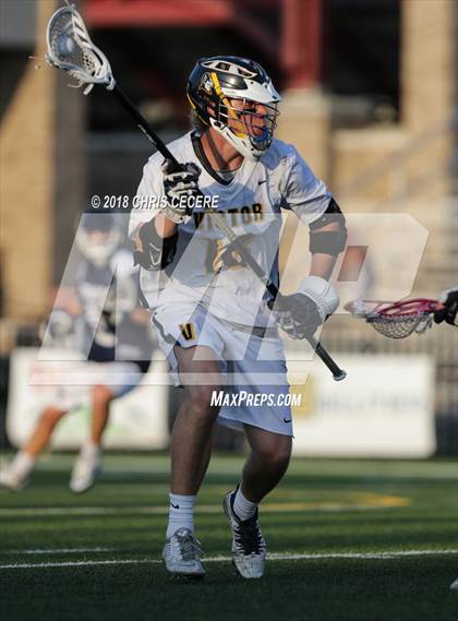 Thumbnail 1 in Webster Thomas vs. Victor (Section 5 Class B Final) photogallery.