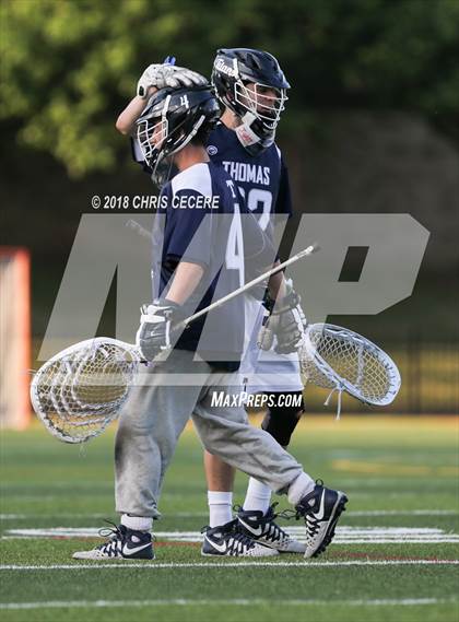 Thumbnail 3 in Webster Thomas vs. Victor (Section 5 Class B Final) photogallery.
