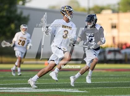 Thumbnail 2 in Webster Thomas vs. Victor (Section 5 Class B Final) photogallery.