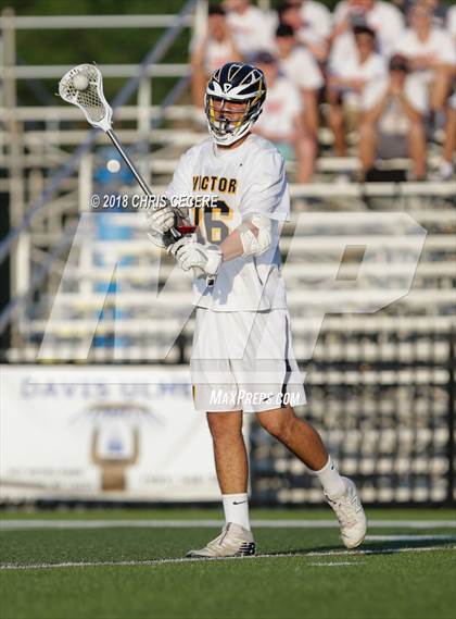 Thumbnail 1 in Webster Thomas vs. Victor (Section 5 Class B Final) photogallery.