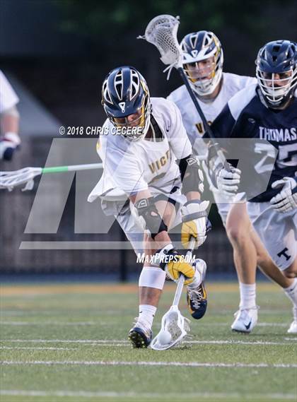 Thumbnail 2 in Webster Thomas vs. Victor (Section 5 Class B Final) photogallery.